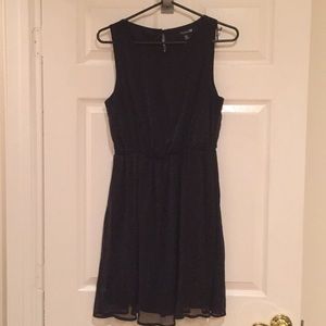 Forever 21 black with silver strands dress